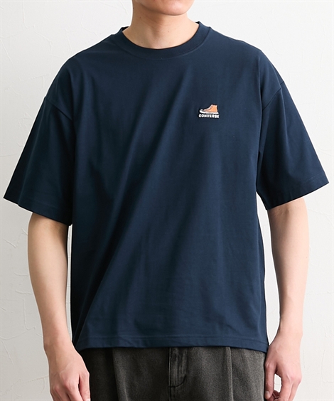 CONVERSE（コンバース） Tシャツ 半袖 COOLMAX 天竺 OPシューズ刺繍
