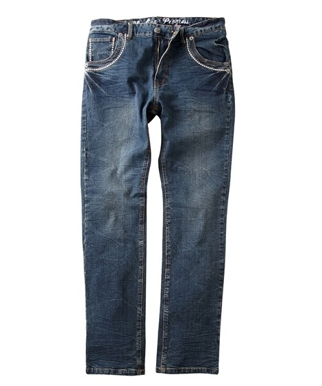 デニムパンツ メンズ 74 110サイズ ストレッチ素材デニムデザインパンツ 刺しゅう入 大きいサイズ メンズ ジーンズ ジーパン ニッセン Zzy4c19d0245 Style Gear By ニッセン 通販 Yahoo ショッピング