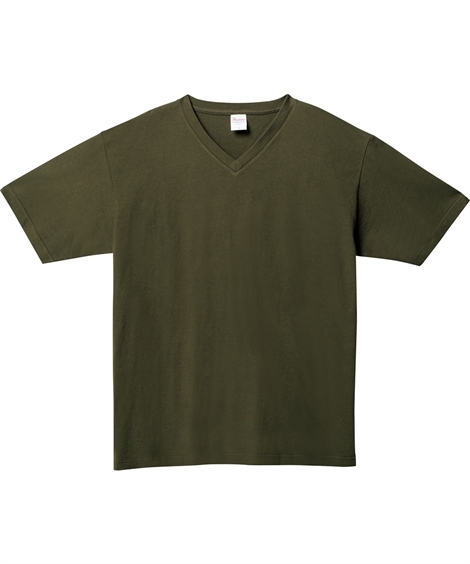 トップス Tシャツ 半袖 ヘビーウェイト 綿100％ 無地 Vネック しっかりめ素材でへたりにくい S-3XL 肌触り良い 大きいサイズ メンズ  ニッセン｜faz-store｜05