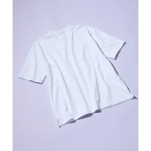 トップス Tシャツ 5分袖 ヘビーウェイト オーバーサイズ ポケット付 メンズ 5分袖Tシャツ M-...