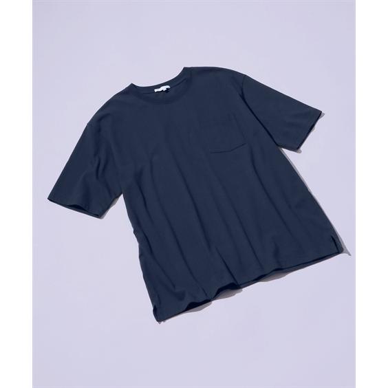 トップス Tシャツ 5分袖 ヘビーウェイト オーバーサイズ ポケット付 メンズ 5分袖Tシャツ M-10Lサイズ 大きいサイズ メンズ ニッセン｜faz-store｜04