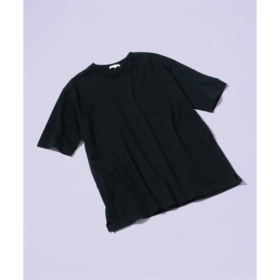 トップス Tシャツ 5分袖 ヘビーウェイト オーバーサイズ ポケット付 メンズ 5分袖Tシャツ M-10Lサイズ 大きいサイズ メンズ ニッセン｜faz-store｜05
