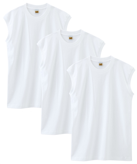 トップス Tシャツ 綿100% サーフシャツ ランニング 丸首 GT-HAWKINS ホーキンス M-LL セット組 3枚組 まとめ買い ニッセン｜faz-store｜02