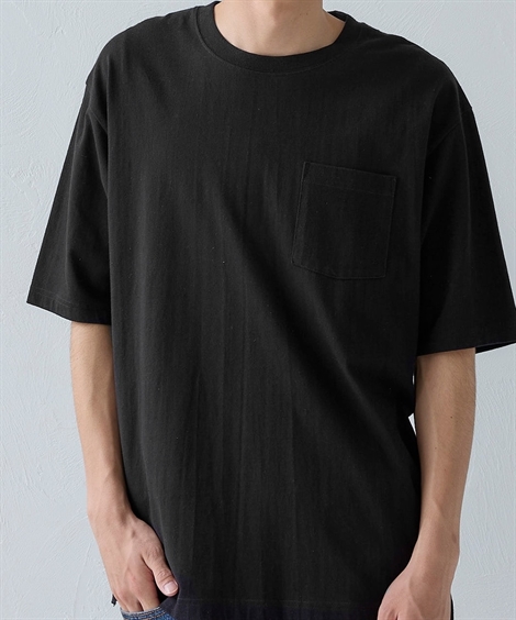 ニッセン トップス Tシャツ 綿100% ヘビーウェイト オーバー