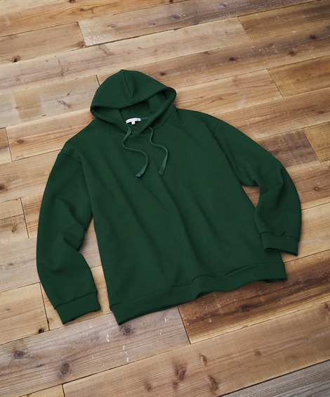 ニッセン（nissen） トップス パーカー ダブルフェイス オーバーサイズ