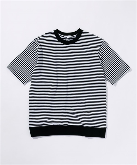希少　へドン　Tシャツ　2011年度版　ネイビー　グレー　XL 2枚セット ニッセン Tシャツ 半袖 大きいサイズ リブ付ボーダー ミドル