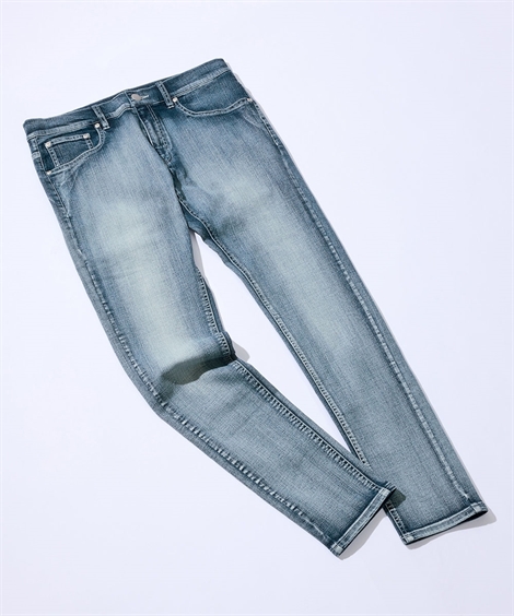 ニッセン パンツ デニム スキニー ストレッチ ロングパンツ 73