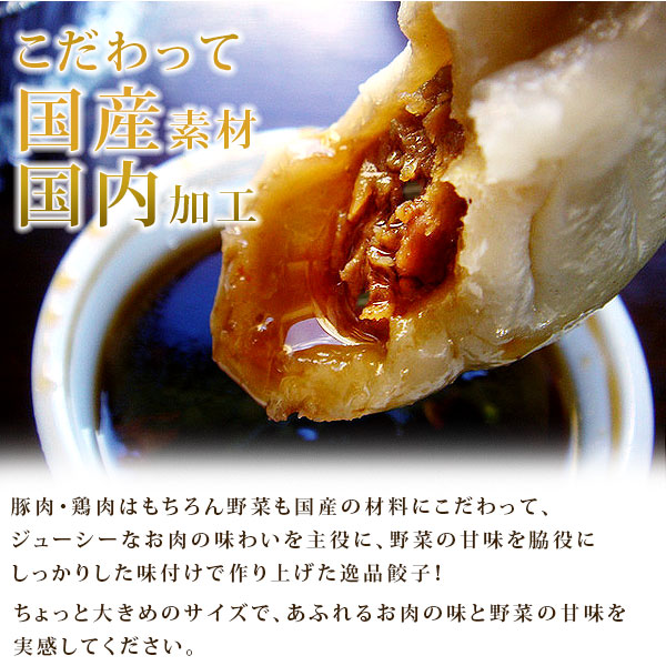 粗挽肉餃子