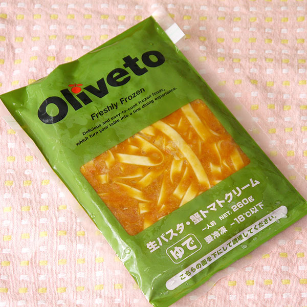 Oliveto 生パスタ 蟹のトマトクリーム