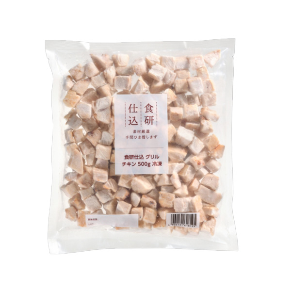 グリルチキン 500ｇ 食研仕込 サラダ グリル チキン 鶏肉 冷凍 冷凍食品 業務用 お弁当 惣菜 おかず 冷蔵解凍 日本食研 |  | 02