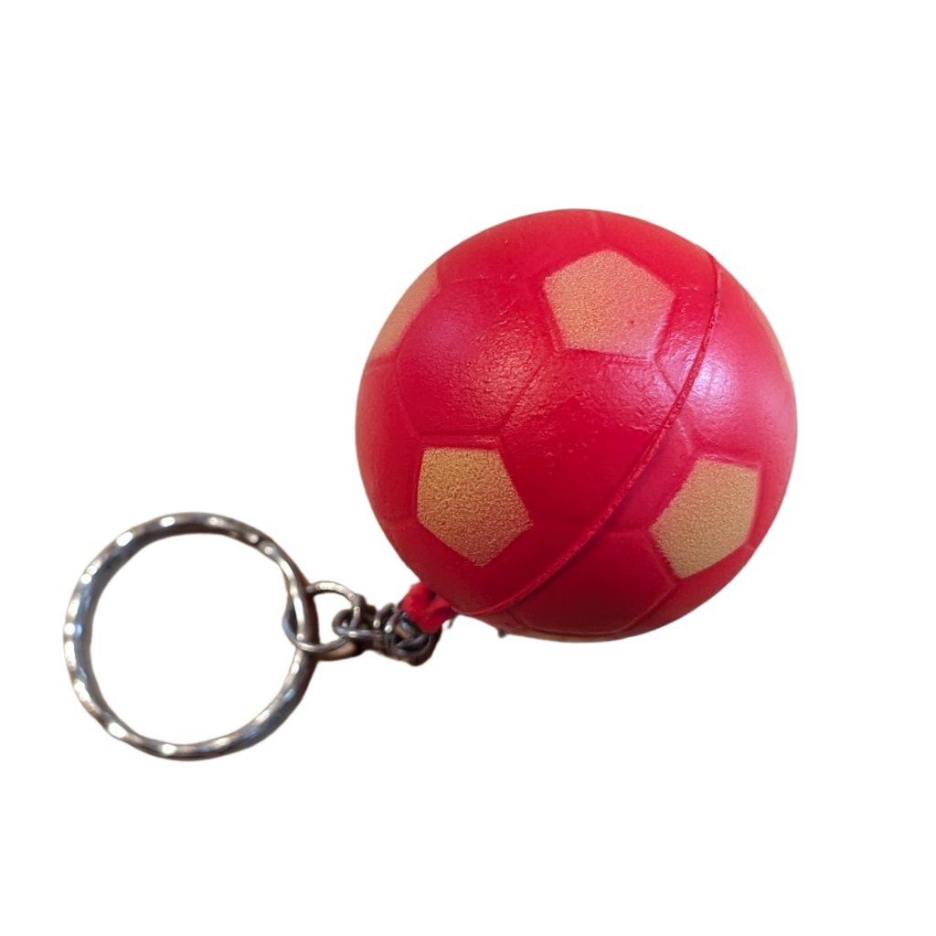 【PPholder】 サッカー　ボールホルダー　記念品　卒団　卒業　プレゼント 卒業・卒団記念に！[サッカーボールキーホルダー] 背番号刻印