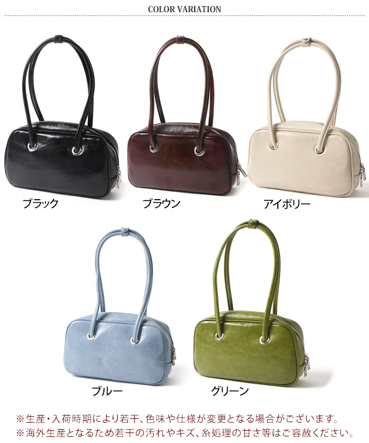 ハンドバッグ トートバッグ レディース 軽い 横長 小さめ