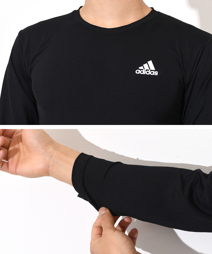 いラインアップ Tシャツ メンズ 長袖 ブランド Adidas アディダス 吸汗