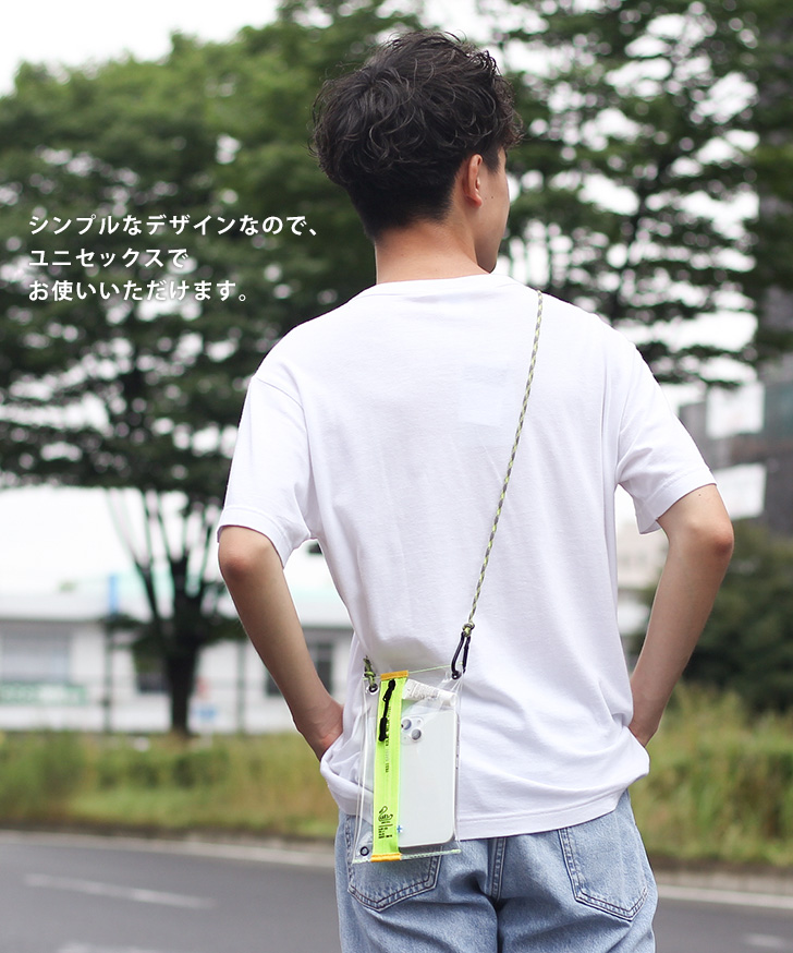 KAKSI（カクシ） サコッシュ クリア バッグ スマホショルダー 小さめ