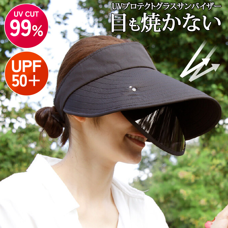 【新品】サンバイザー　折り畳み　紫外線　麦わら　サンカット　　UV 帽子　ゴルフ spdalh008.jpg