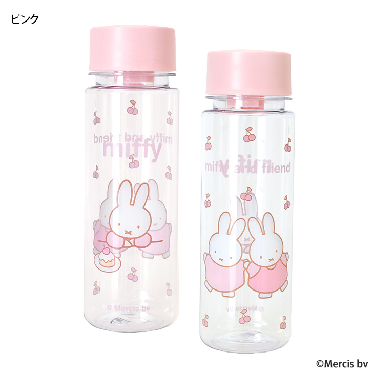 クリアボトル 水筒 480ml おしゃれ 透明 キャラクター ミッフィー