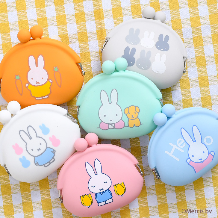 がま口 ポーチ 小銭入れ ミッフィー miffy キャラクター シリコン
