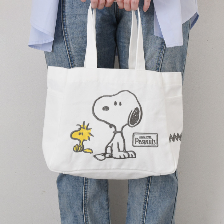 トートバッグ ランチバッグ レディース 小さめ 軽量 スヌーピー SNOOPY