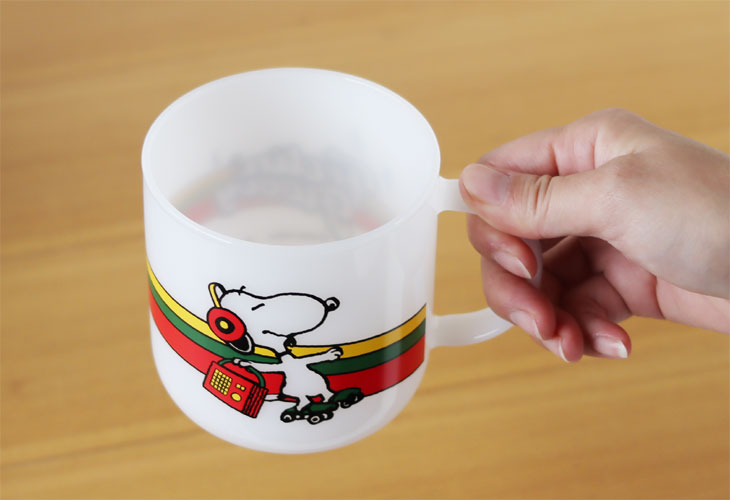ピーナッツ グラスマグ 耐熱ガラス（スヌーピー PEANUTS） : エフシー