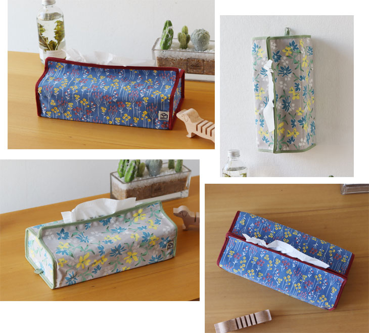 tente（テンテ） ティッシュボックスカバー FLOWER（ティッシュカバー