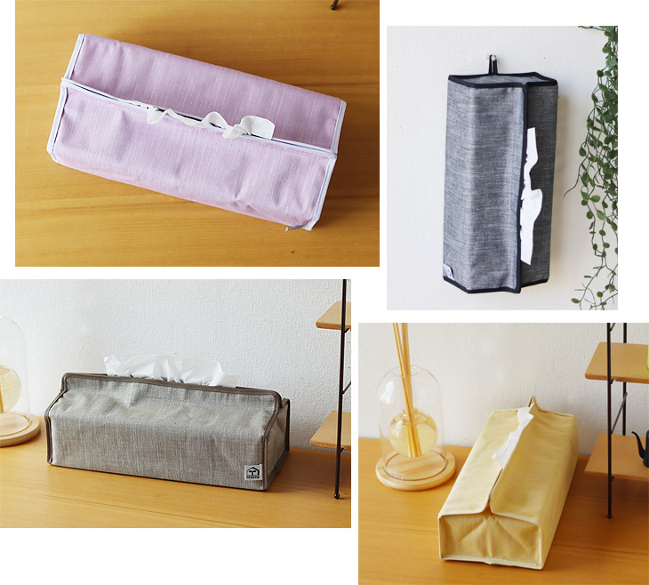 ティッシュBOXケース♡確認写真 tente（テンテ） ティッシュボックスカバー CANVAS（ティッシュカバー