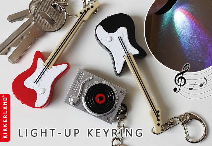 KIKKERLAND LIGHT-UP KEYRING（キーホルダー キーチェーン 鍵 チャーム