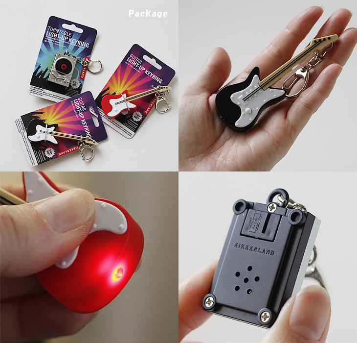 KIKKERLAND LIGHT-UP KEYRING（キーホルダー キーチェーン 鍵 チャーム