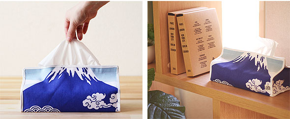 tente（テンテ） ティッシュボックスカバー Mt.Fuji（富士山