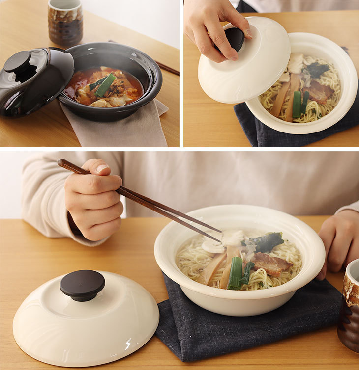 五進 鉄 寄せ鍋 (内面茶ホーロー仕上) 30cm QYS19030