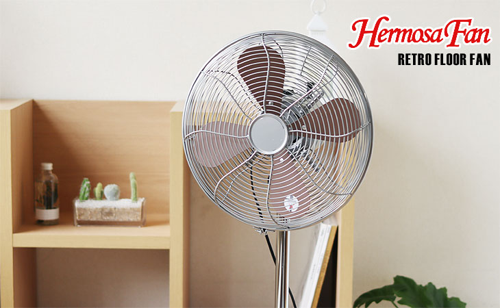 モモナチュラル扇風機　HERMOSA RETRO FLOOR FAN　インテリア 楽天市場】HERMOSA RETRO FAN FLOOR ハモサ レトロファン フロア