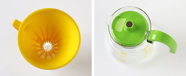 KONO（コーノ） KONO式名門ドリッパー4人用セット カラーハンドル