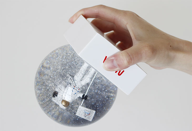 NASA SNOW GLOBE ナサ スノー グローブ（スノードーム 宇宙 オブジェ