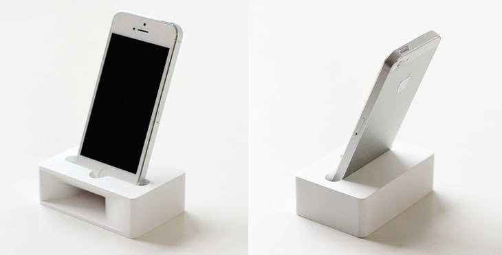 Eau ACUSTICO アクースティコ iPhone スピーカー ホワイト（限定カラー