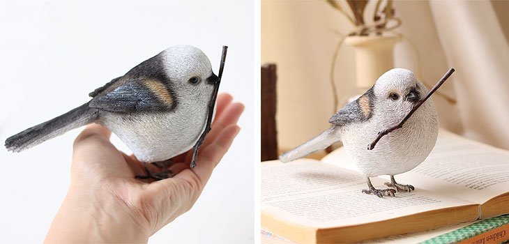 バーディ ビル ロング テイルド ティッド シマエナガ