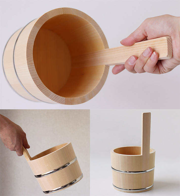 ambai（アンバイ） 手桶（木曽さわら 椹 風呂桶 小泉誠 湯桶 洗面器