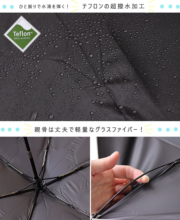 urawaza（ウラワザ） 折りたたみ傘 UV＆HEAT proctection 55cm 自動