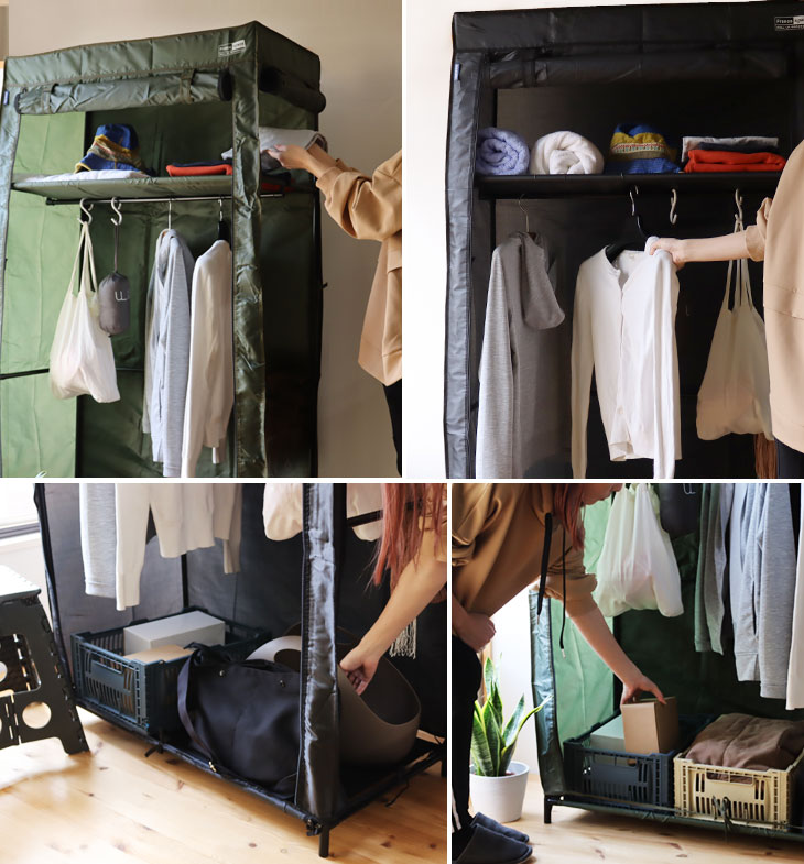 SLOWER（スロウワー） SLOWER ROLL-UP WARDROBE Franco（収納 衣装