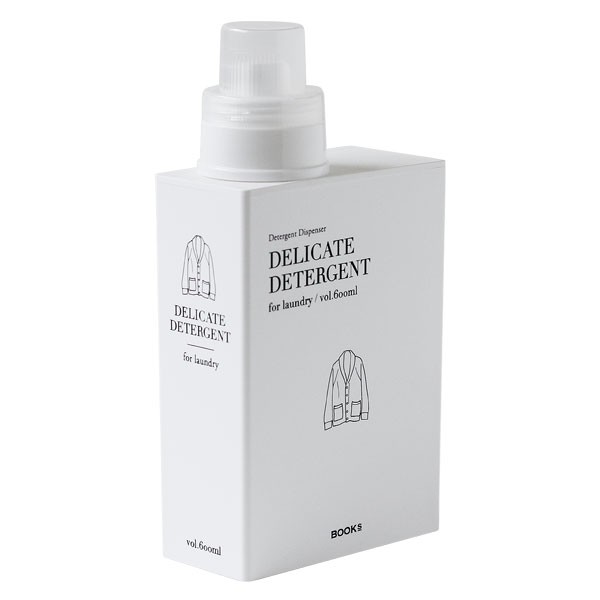 So Q Style Books ハンドブック 洗濯洗剤用詰め替えボトル 600ml 液体洗剤 容器 白 柔軟剤 漂白剤 オシャレ ソープ リフィル エフシーインテリア 通販 Yahoo ショッピング