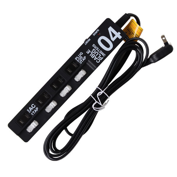 CABLE PLUG-04 ケーブルプラグ4口（延長コード ACタップ 電源タップ 4個口 アダプター コンセント） :31192:エフシーインテリア  - 通販 - Yahoo!ショッピング