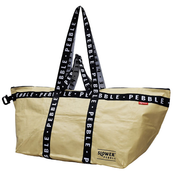 SLOWER PEBBLE MEGA TOTE ペブル メガトート（ビニールバッグ 折りたたみバッグ 旅行バッグ レジャー スーツケース 衣類収納 ランドリーバッグ） | SLOWER | 02