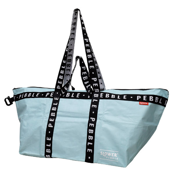 SLOWER PEBBLE MEGA TOTE ペブル メガトート（ビニールバッグ 折りたたみバッグ 旅行バッグ レジャー スーツケース 衣類収納 ランドリーバッグ） | SLOWER | 03