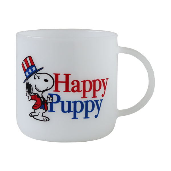 ピーナッツ グラスマグ 耐熱ガラス（スヌーピー PEANUTS） : エフシー