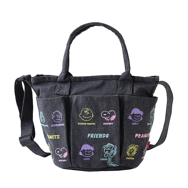 ルートート デリ ポケッツ ピーナッツ（スヌーピー SNOOPY PEANUTS カバン コットンバッグ サブバッグ ランチバッグ） | ROOTOTE | 02