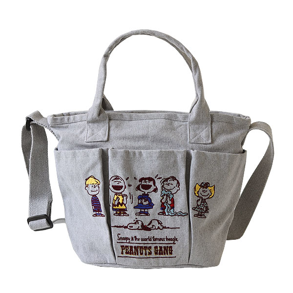 ルートート デリ ポケッツ ピーナッツ（スヌーピー SNOOPY PEANUTS カバン コットンバッグ サブバッグ ランチバッグ） | ROOTOTE | 04