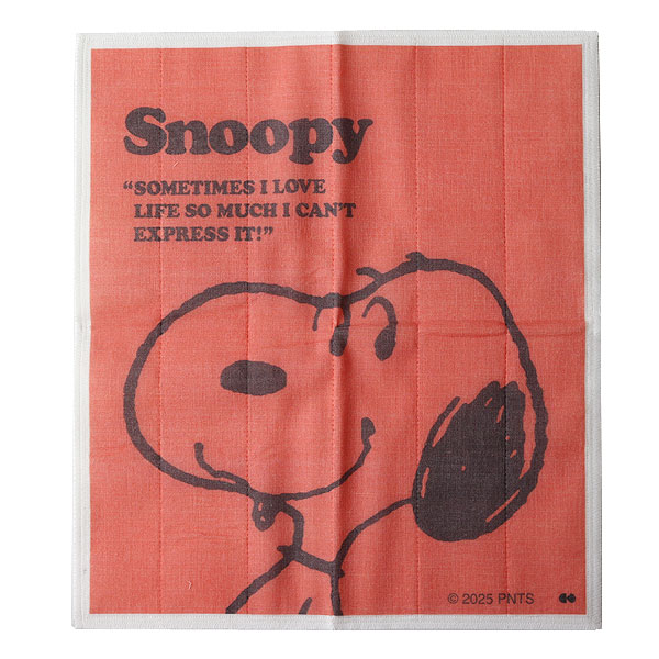 ピーナッツ ディッシュクロス かや生地ふきん（PEANUTS 布巾 水切り クロス ダスター ワイプ 蚊帳 キッチンタオル） |  | 01