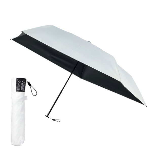 なお　MUTA 日雨兼用傘（日傘、雨傘） ブラック/ホワイト MOONBAT estaa MAGICAL TECH PROTECTION マジカルテックプロテクション