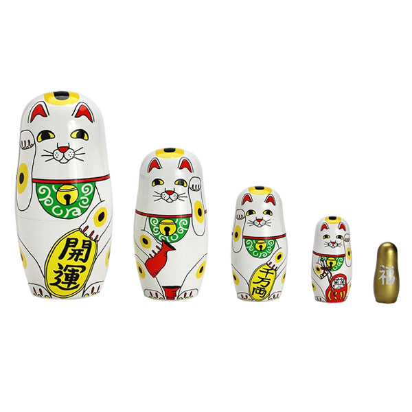 専用　♡新品♡プレシャスモーメンツ　汽車動物　インテリア DETAIL（ディテール） マトリョーシカ MIDORI KOMATSU × DETAIL（ネコ