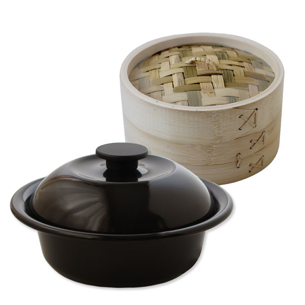 野田琺瑯ココナベせいろ（蒸篭 蒸籠 セイロ 蒸し料理 せいろ蒸し 一人