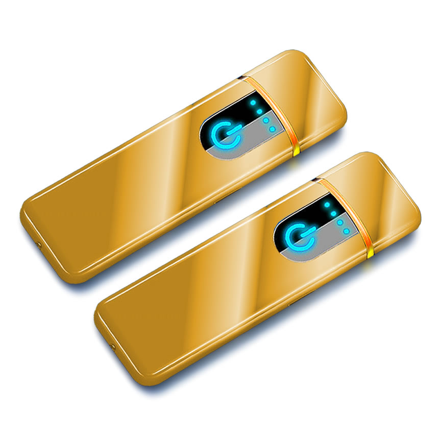 2個セット 電子ライター USB ターボライター プラズマライター 充電 アーク コンパクト USB充電式 プラズマ ライター 小型 ガス オイル 不要 防風 DERAI｜fcl-plus｜03