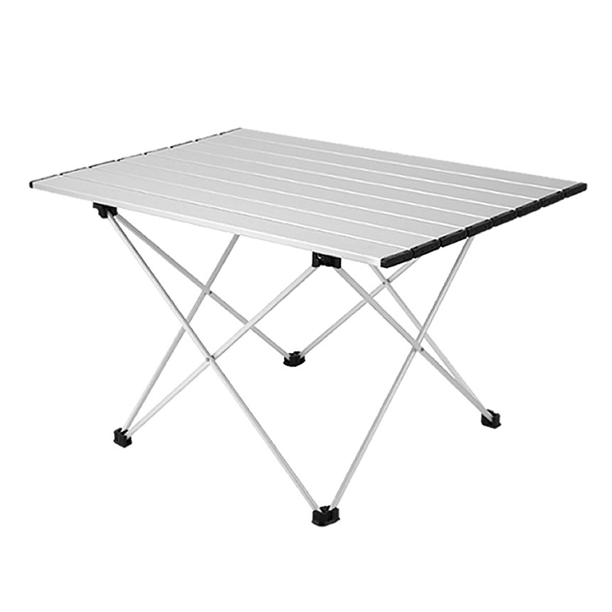 2個セット アウトドアテーブル アルミ 軽量 アウトドア 折りたたみ コンパクト キャンプテーブル キャンプ BBQ 室内 ロールテーブル 収納袋付き ARLOWT |  | 02